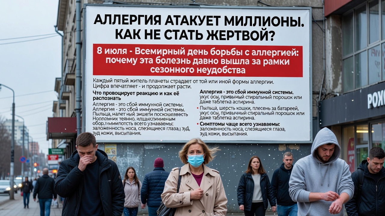 Аллергия атакует миллионы. Как не стать жертвой?